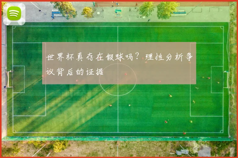 世界杯真存在假球吗?理性分析争议背后的证据